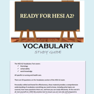 HESI A2 Vocabulary Study Guide: Practice & Must-Know Terms for Success