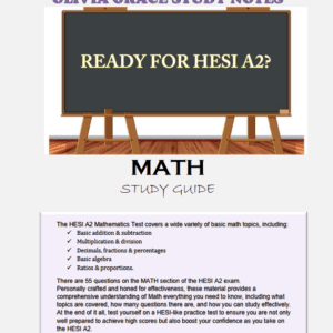 HESI A2 Math Study Guide: Practice Tests & Secrets to Ace the Exam