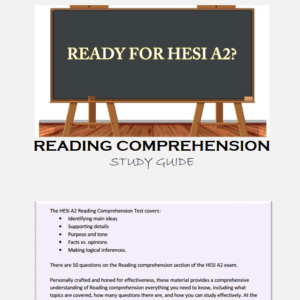 HESI A2 Reading Comprehension Study Guide: Practice & Winning Strategies