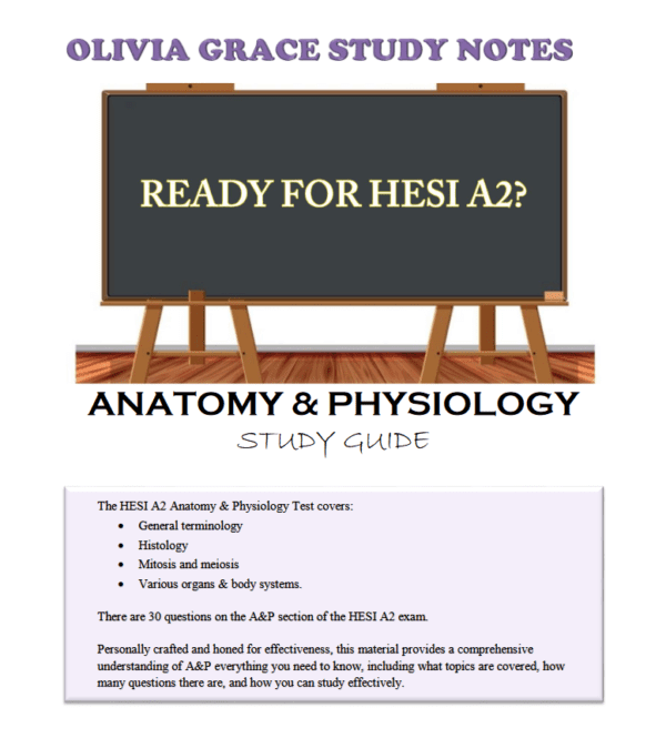 HESI A2 Anatomy & Physiology Study Guide: Practice Test & Essential Concepts