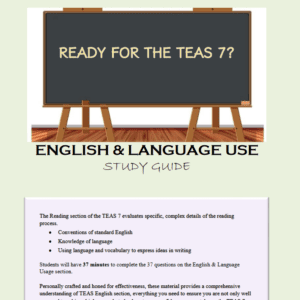 ATI TEAS 7 English Study Guide: Practice Questions & Grammar Guide