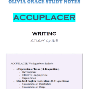 ACCUPLACER Writing Study Guide: Perfect Your Grammar & Punctuation