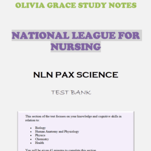 NLN PAX Science Test bank: Practice Questions & Key Insights