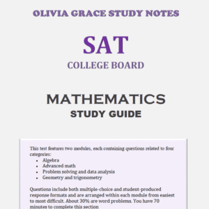 SAT Mathematics Study Guide: Practice Tests & Secrets to Ace the Exam