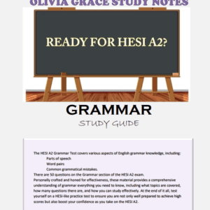 HESI A2 Grammar Study Guide: Practice Questions & Pro Tips